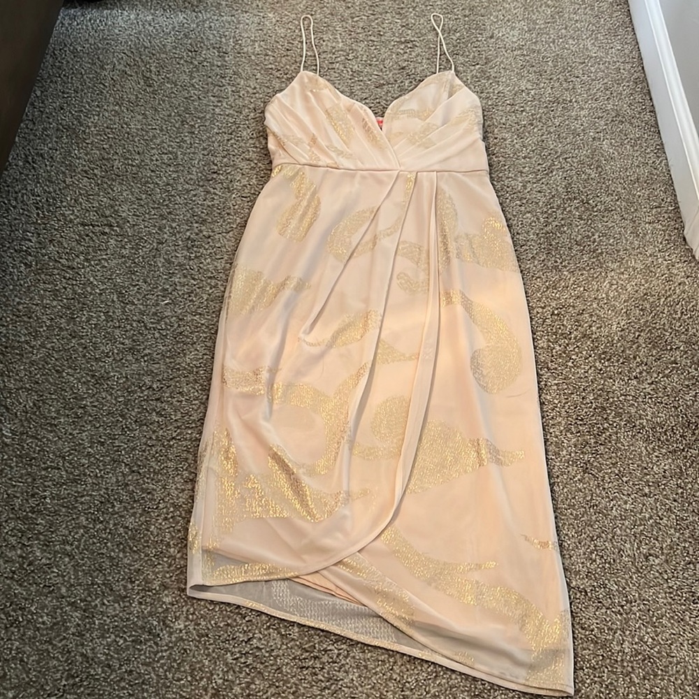 Free People Gold Dress (Size 4)